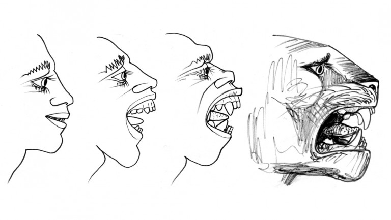 "Appétit d'oiseau", 1966 © Peter Foldès -
Etapes d'une métamorphose, collection AFCA
