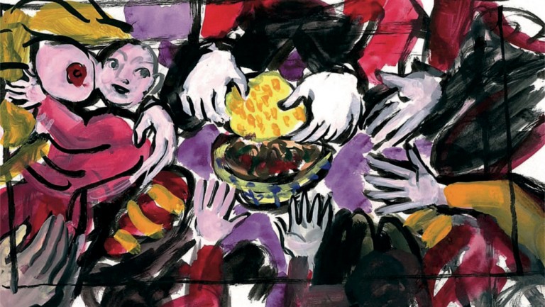 © Florence Miailhe, prédécoupage pour le projet "La traversée"