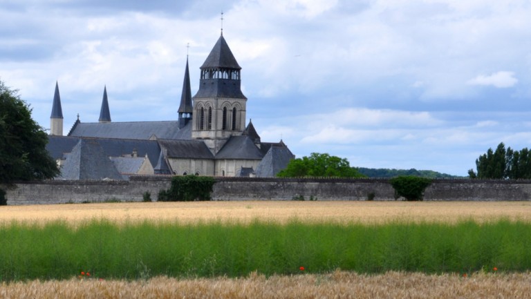 Vue de l'Abbaye de Fontevraud © Photo de Julien Bisaro