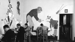 Visuel : animateurs travaillant sur le film "Les aventures de Pinocchio" en 1936