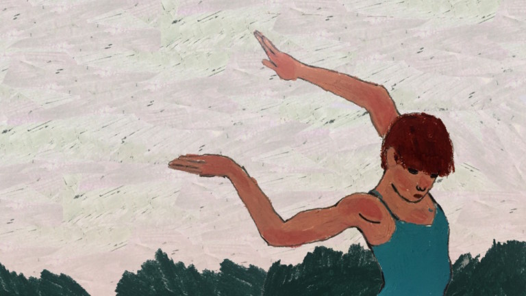 Recherche graphique pour "Promenade sentimentale" © Emilie Tronche